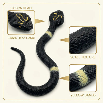 Snake head scales and yellow band details