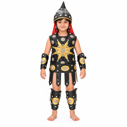 Black Studded Warrior Kavach – Fancy Dress Costume fancydresswale.com