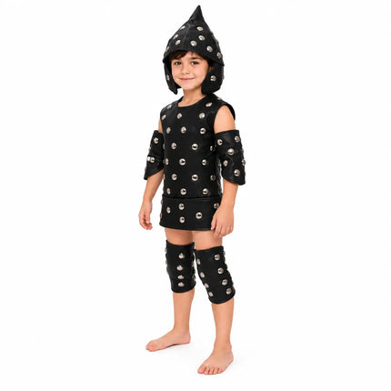 Black Studded Warrior Kavach – Fancy Dress Costume fancydresswale.com