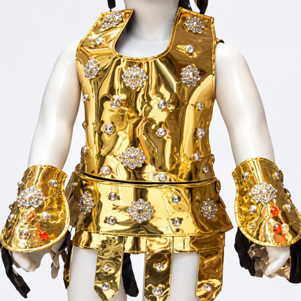 Black Studded Warrior Kavach – Fancy Dress Costume fancydresswale.com