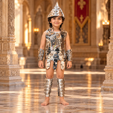 Black Studded Warrior Kavach – Fancy Dress Costume fancydresswale.com