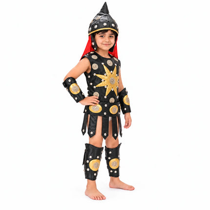 Black Studded Warrior Kavach – Fancy Dress Costume fancydresswale.com