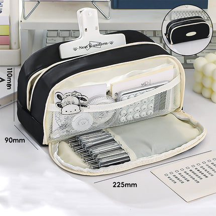 Pen Pencil Case Durable Big Storage Pen Pouch Bag for School Supplies Office College Teen Girls Adults fancydresswale.com