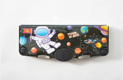 Fancydresswale Black Astronaut Pencil Box for Kids, Astronaut Pencil Box for Boys, Kids Pencil Box for Boys & Girls, Pencil Box for Boys, Astronaut Theme Return Gifts for Kids