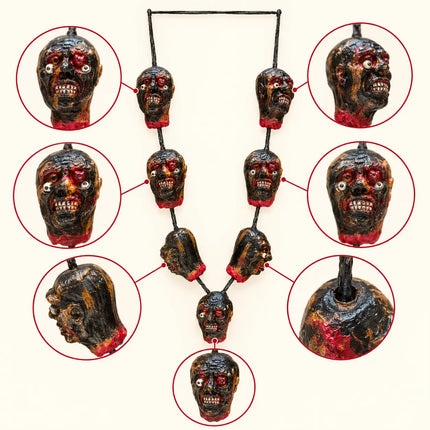 Blood Mund Mala – Skull Garland Fancy Dress Accessory fancydresswale.com