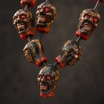 Blood Mund Mala – Skull Garland Fancy Dress Accessory fancydresswale.com