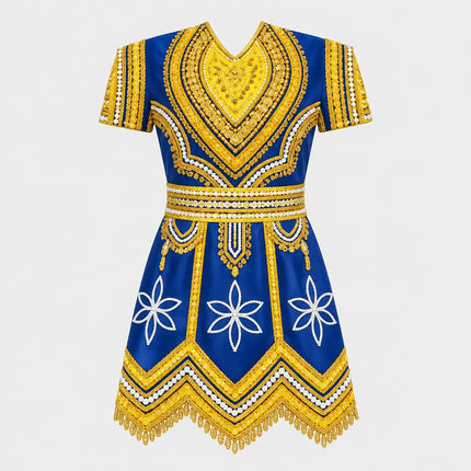 Blue Raja Coat front