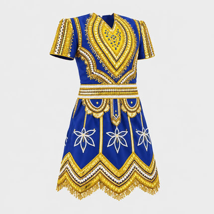 Blue Raja Coat angle