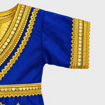 Blue Raja Coat sleeve detail