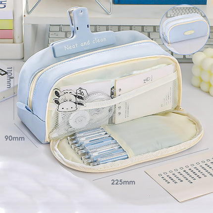 Pen Pencil Case Durable Big Storage Pen Pouch Bag for School Supplies Office College Teen Girls Adults fancydresswale.com