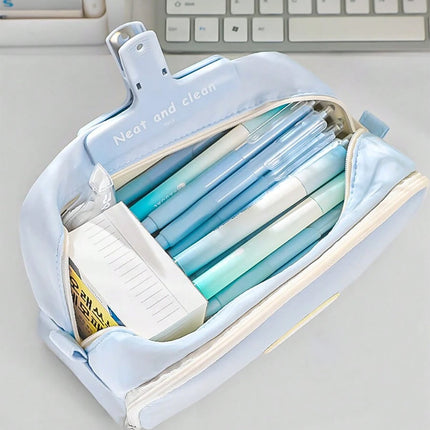 Pen Pencil Case Durable Big Storage Pen Pouch Bag for School Supplies Office College Teen Girls Adults fancydresswale.com