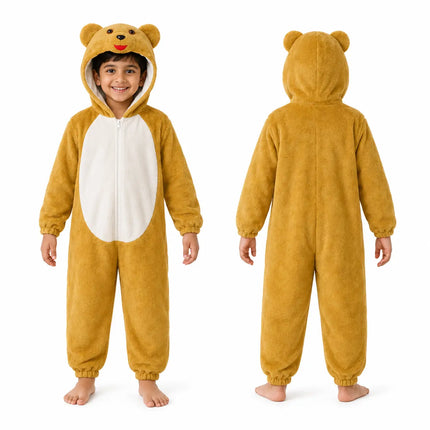 Brown Bear Costume For Kids Fancydresswale.com