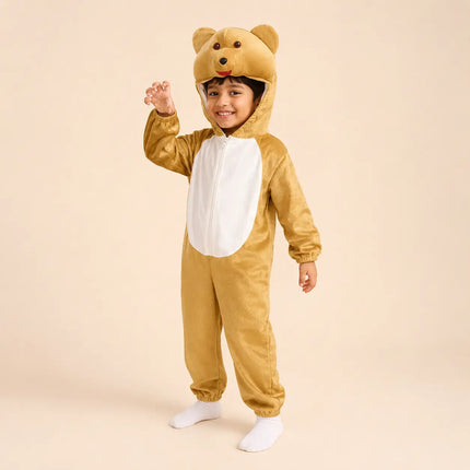 Brown Bear Costume For Kids Fancydresswale.com