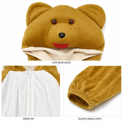 Brown Bear Costume For Kids Fancydresswale.com