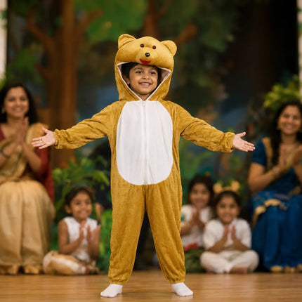 Brown Bear Costume For Kids Fancydresswale.com