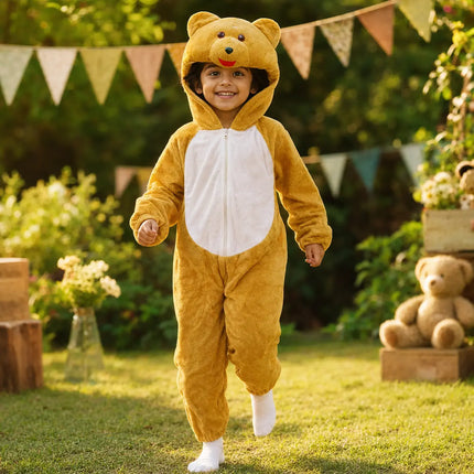 Brown Bear Costume For Kids Fancydresswale.com