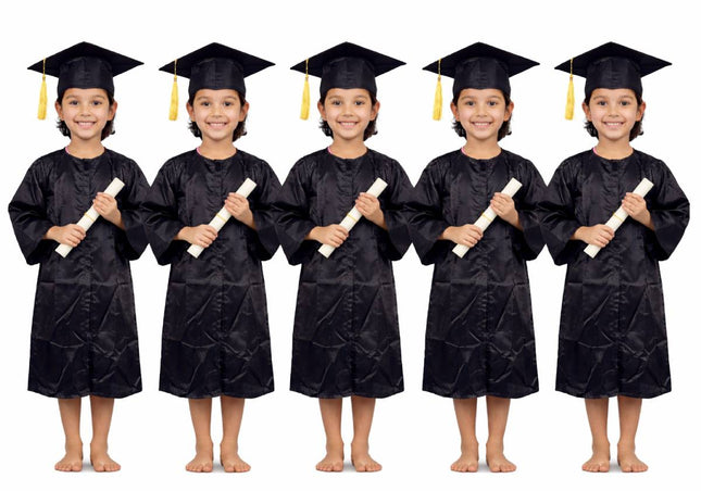 Convocation Gowns for Kids & Adults  pack of 5