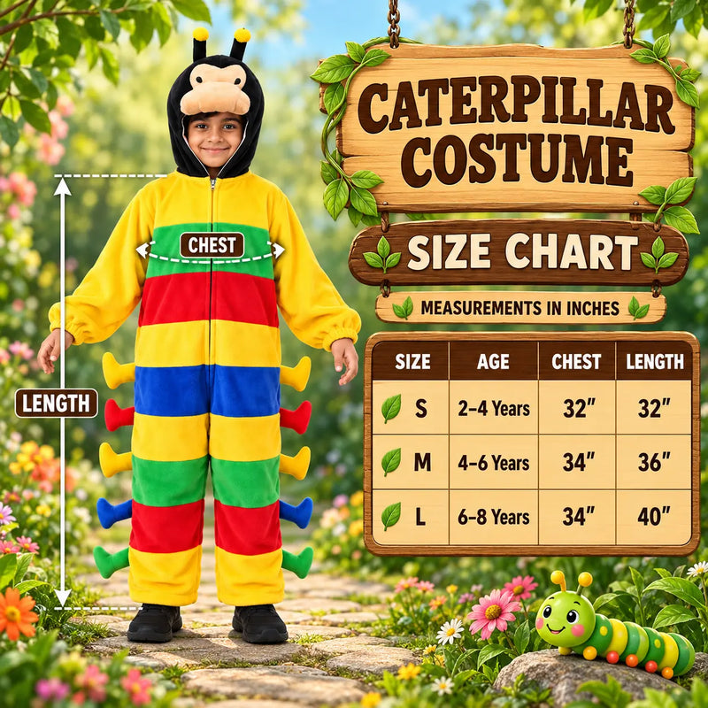 Caterpillar Costume For Kids Fancydresswale