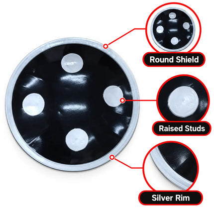 Chalu Dhaal feature graphic showing round profile, studs and rim