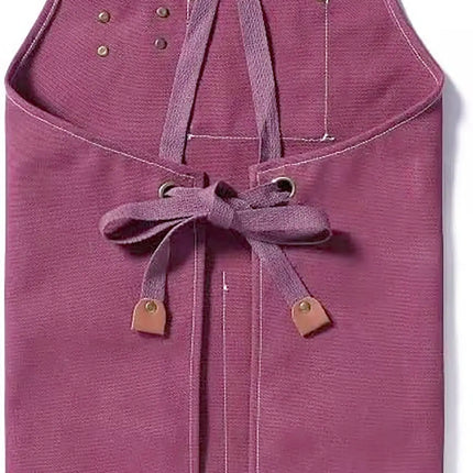 Chef Aprons Canvas Cross Back Premium : Stylish Unisex Design with Spacious Pockets fancydresswale.com