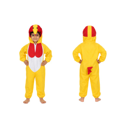 Chicken / Rooster Bird Animal Costume Jumpsuit with Hood fancydresswale.com