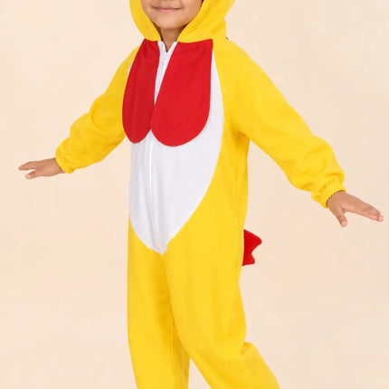 Chicken / Rooster Bird Animal Costume Jumpsuit with Hood fancydresswale.com