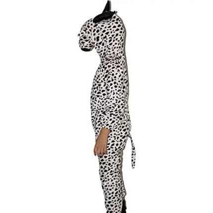 Cow Costume for Kids – Black & White Animal Print Jumpsuit with Hood | Fancy Dress for Ages 2.5 to 8 Years Fancydresswale.com