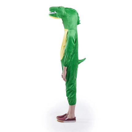 Crocodile Costume for Kids – Green Dino Jumpsuit with Tail & Hood | Fancy Dress for 2.5–8 Years fancydresswale.com