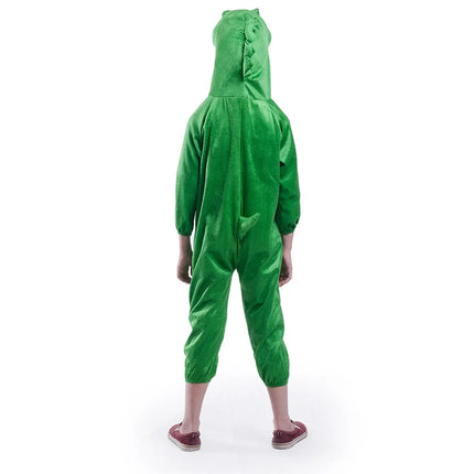 Crocodile Costume for Kids – Green Dino Jumpsuit with Tail & Hood | Fancy Dress for 2.5–8 Years fancydresswale.com