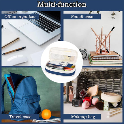 Pencil pouch for College School Large Storage High Capacity Bag Pouch Holder Box Organizer fancydresswale.com
