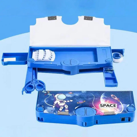 Fancydresswale Astronaut Pencil Box for Kids, Astronaut Pencil Box for Boys, Kids Pencil Box for Boys & Girls, Pencil Box for Boys, Astronaut Theme Return Gifts for Kids (With Accessories)