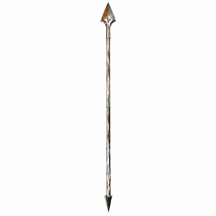 Detachable Silver-Tone Bhala Spear for Fancy Dress & Stage Performances fancydresswale.com