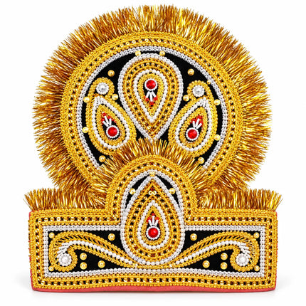 Double Mukut Crown for Ramleela & Fancy Dress – 10+ Years fancydresswale.com