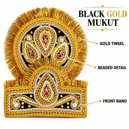 Double Mukut Crown for Ramleela & Fancy Dress – 10+ Years fancydresswale.com