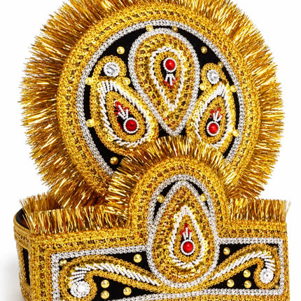 Double Mukut Crown for Ramleela & Fancy Dress – 10+ Years fancydresswale.com