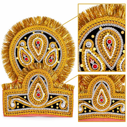 Double Mukut Crown for Ramleela & Fancy Dress – 10+ Years fancydresswale.com