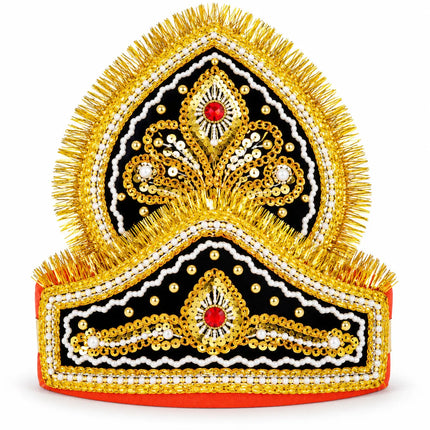 Double-Tier Mukut Crown for Ramleela & Fancy Dress – 10+ Years fancydresswale.com