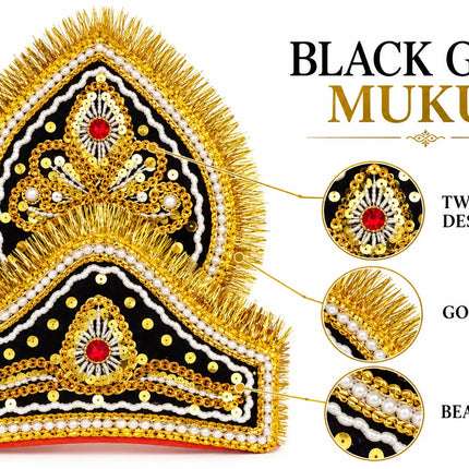 Double-Tier Mukut Crown for Ramleela & Fancy Dress – 10+ Years fancydresswale.com