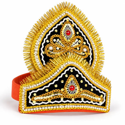 Double-Tier Mukut Crown for Ramleela & Fancy Dress – 10+ Years fancydresswale.com
