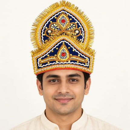 Double-Tier Mukut Crown for Ramleela & Fancy Dress – 10+ Years fancydresswale.com