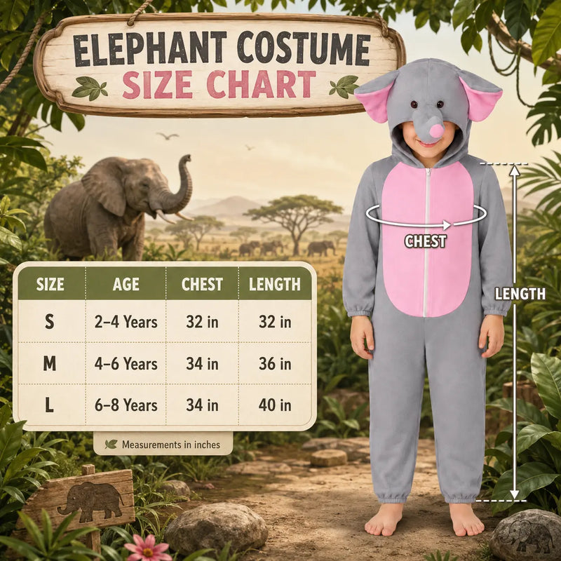 Elephant Costume For Kids Fancydresswale.com