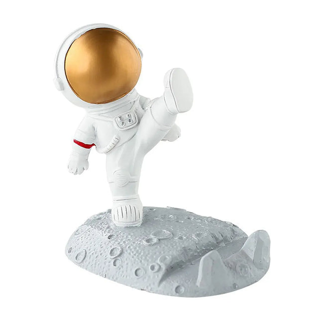 FancyDressWale Astronaut Mobile Phone Holder Desktop Decoration – Space-Themed Desk Accessory Kick up Fancydresswale