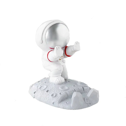 FancyDressWale Astronaut Mobile Phone Holder Desktop Decoration – Space-Themed Desk Accessory Push Hand Fancydresswale