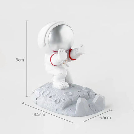 FancyDressWale Astronaut Mobile Phone Holder Desktop Decoration – Space-Themed Desk Accessory Push Hand Fancydresswale