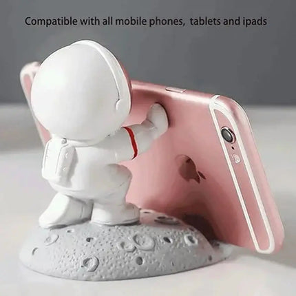 FancyDressWale Astronaut Mobile Phone Holder Desktop Decoration – Space-Themed Desk Accessory Push Hand Fancydresswale