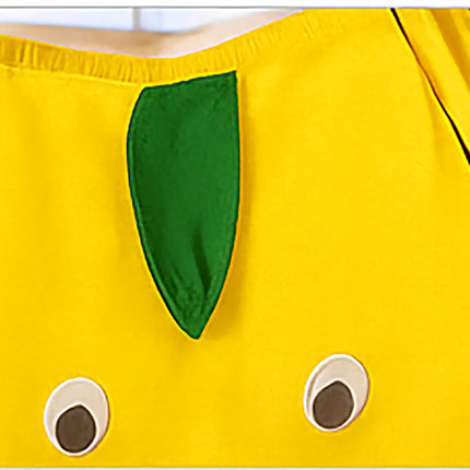 FancyDressWale Banana Fruit Costume with Green Jumpsuit for Kids | Fancy Dress for School Competitions, Fruit Day & Stage Shows (2–10 Years) fancydresswale.com
