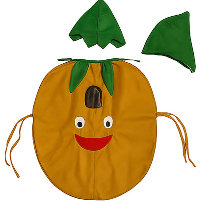 FancyDressWale Chikoo Fruit Costume with Green Jumpsuit for Kids | Fancy Dress for School Competitions, Fruit Day & Stage Shows (2–10 Years) fancydresswale.com