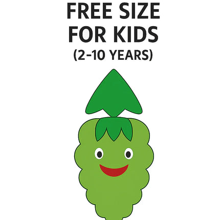 FancyDressWale Grapes Fruit Costume with Green Jumpsuit for Kids | Fancy Dress for School Competitions, Fruit Day & Stage Shows (2–10 Years) Fancydresswale
