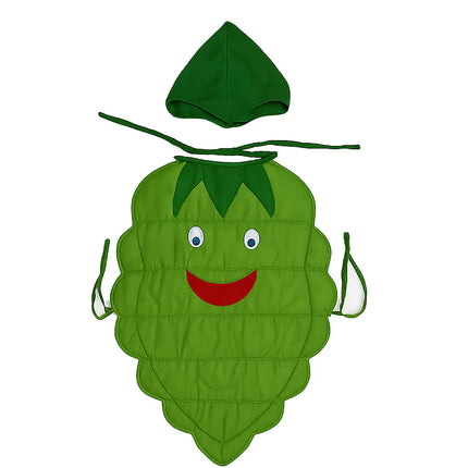 FancyDressWale Grapes Fruit Costume with Green Jumpsuit for Kids | Fancy Dress for School Competitions, Fruit Day & Stage Shows (2–10 Years) Fancydresswale