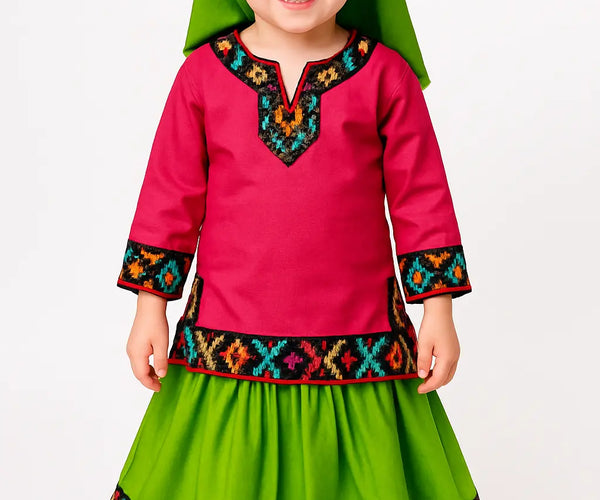 FancyDressWale Himachal Pradesh Traditional Costume for Girls – Kurta, –  fancydresswale.com